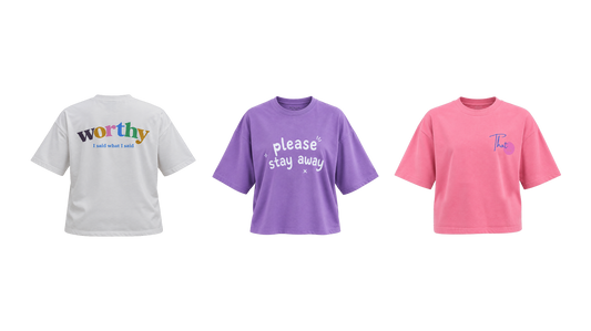 The three BLOOM colourways: Ghost, Haze and Bloom