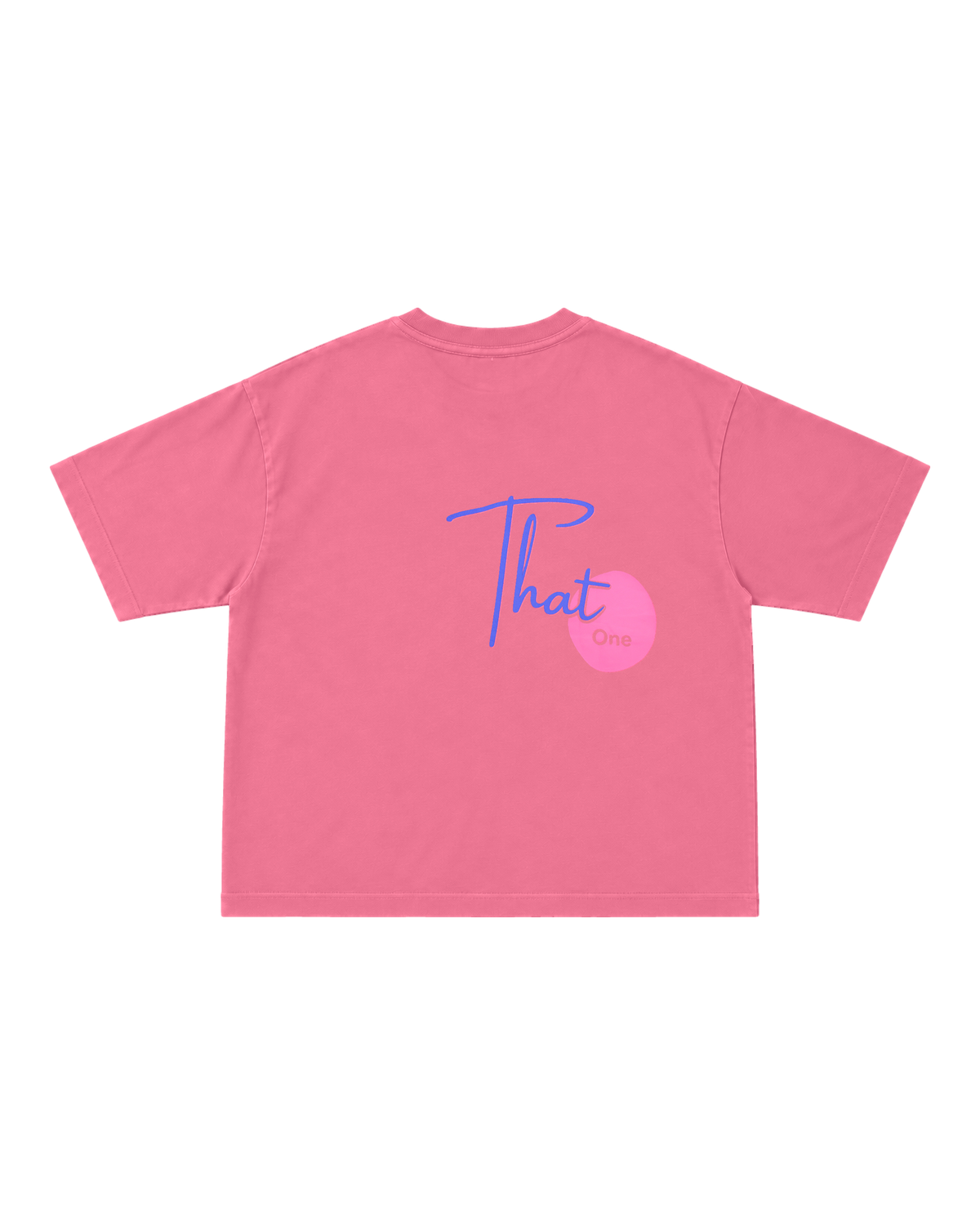 Bloom Tee flat lay, back