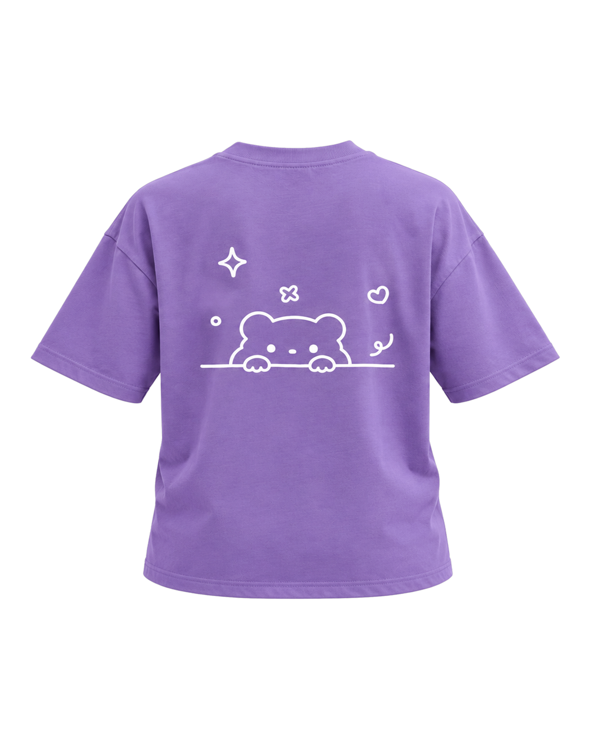 Haze Tee back, bear print
