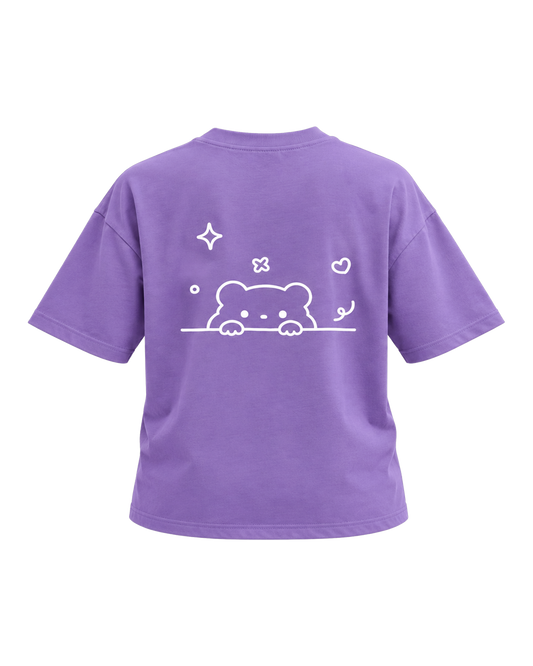 Haze Tee back, bear print