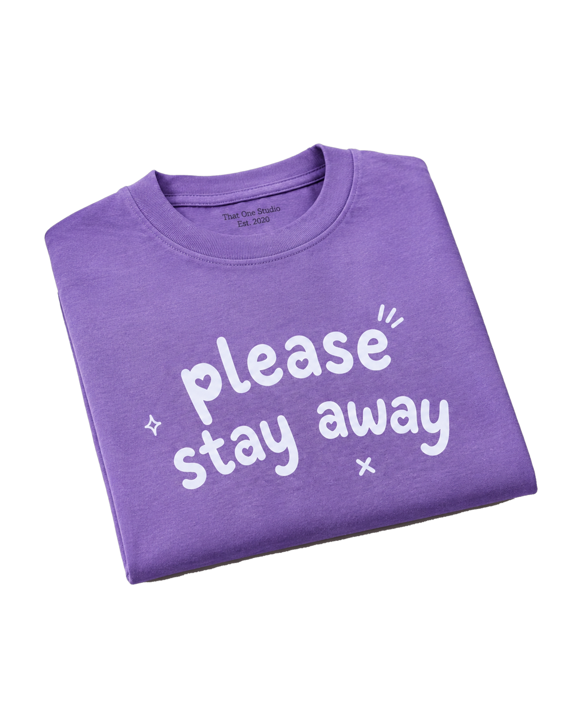 Haze Tee, folded flat-lay