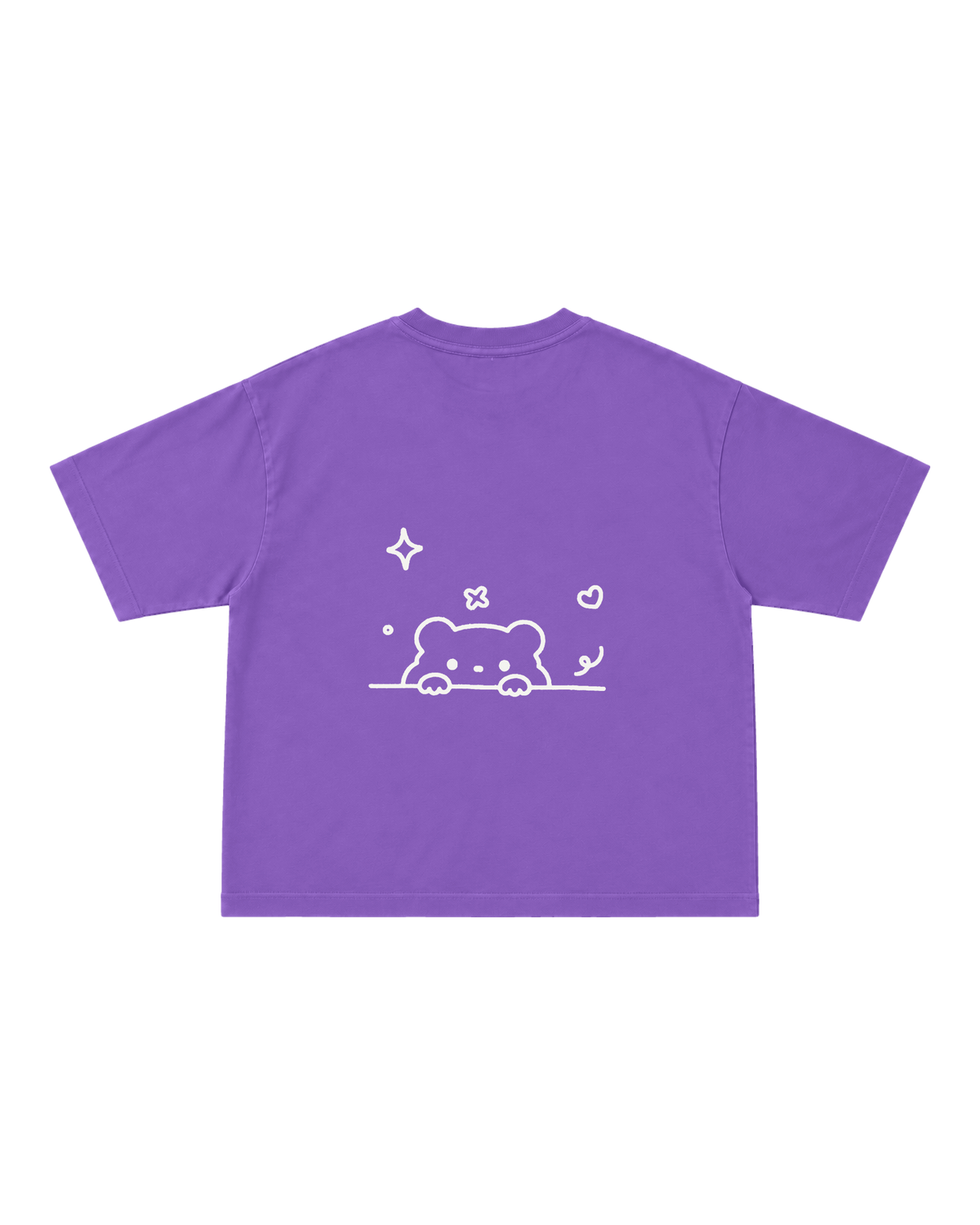 Haze Tee flat lay, back