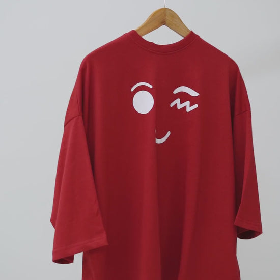 Rouge Drop Tee, 360° hanger view