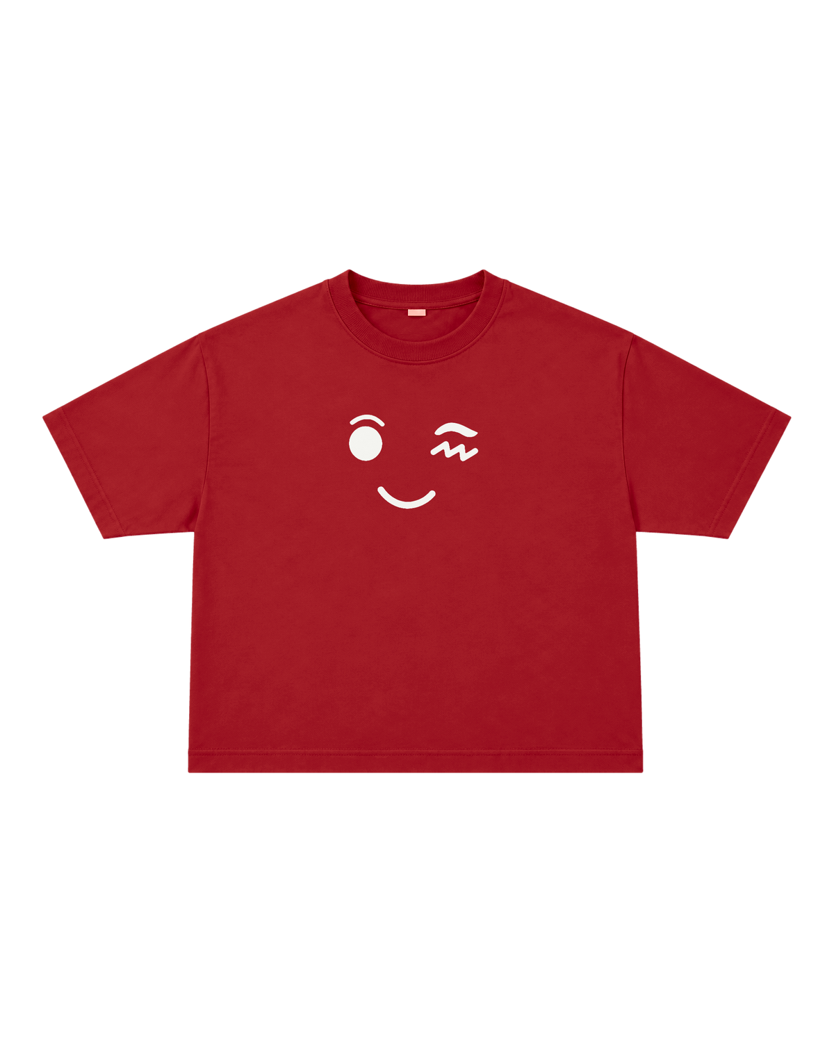 Rouge Drop Tee flat lay, front