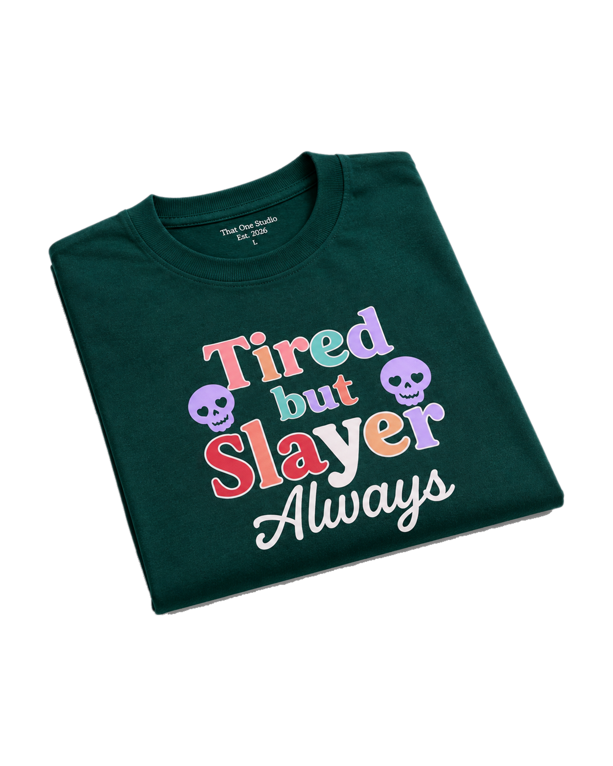 Terrain Tee, folded flat-lay