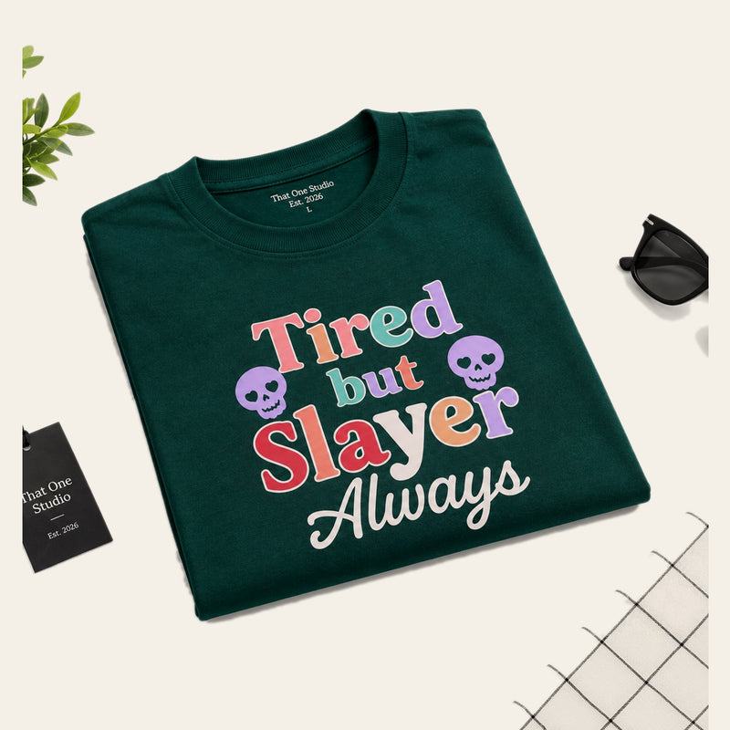 That One Studio, folded tee flat lay